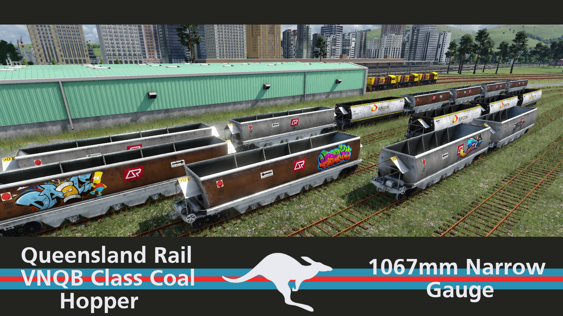 VNQB Coal Hopper, 1067mm Narrow Gauge.