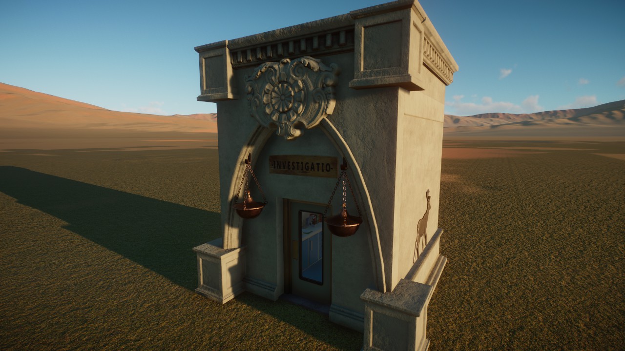 Pantheon Sm Research Center with Latin Sign