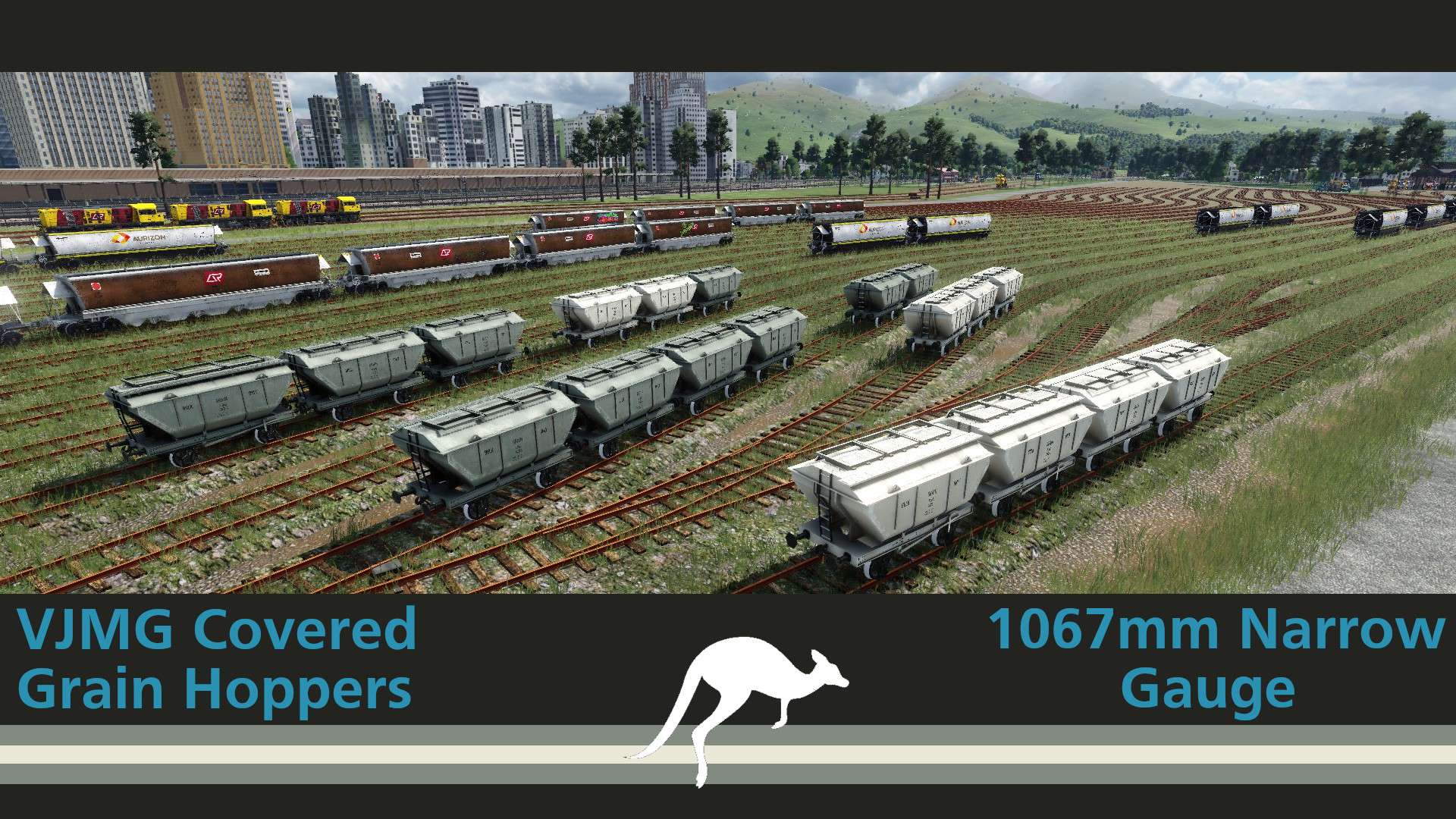 VJMG Covered Grain Hopper, 1067mm Narrow Gauge.