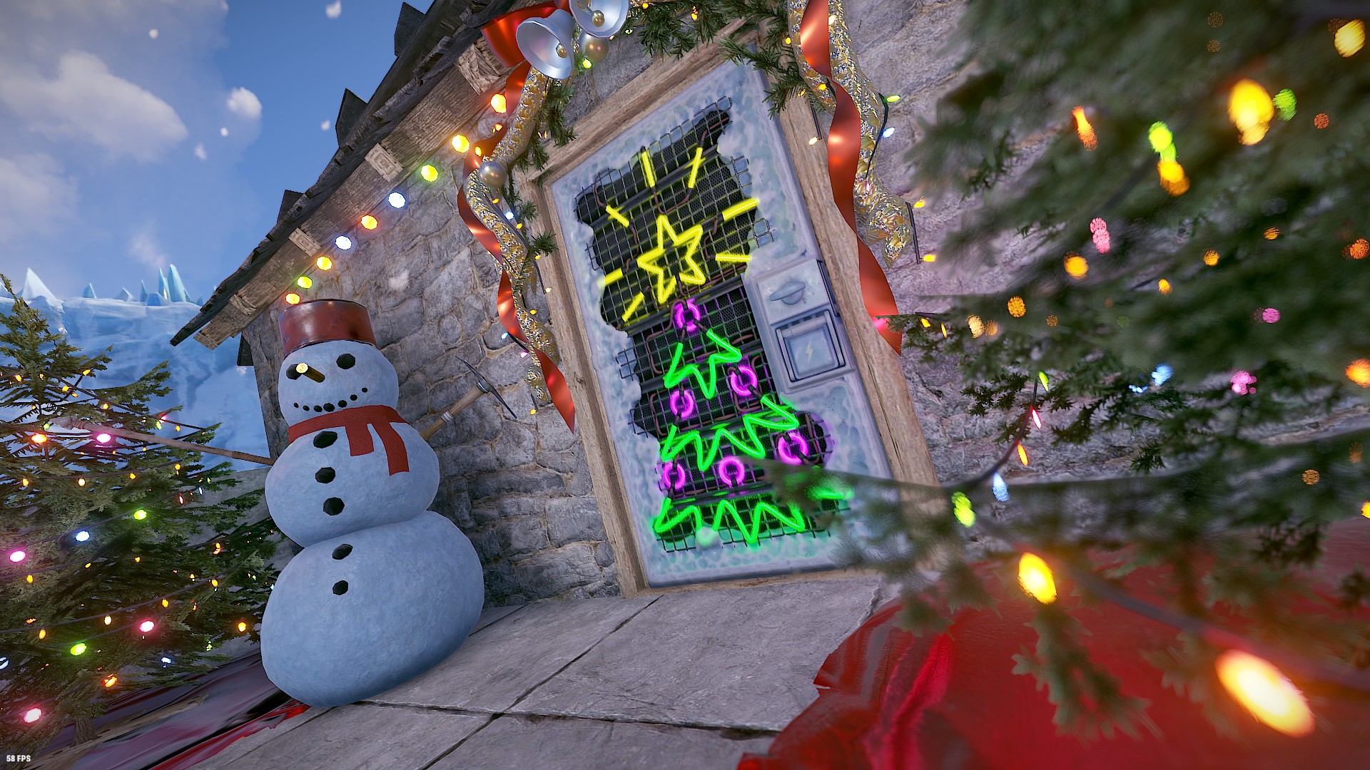 Neon Tree Frozen Door
