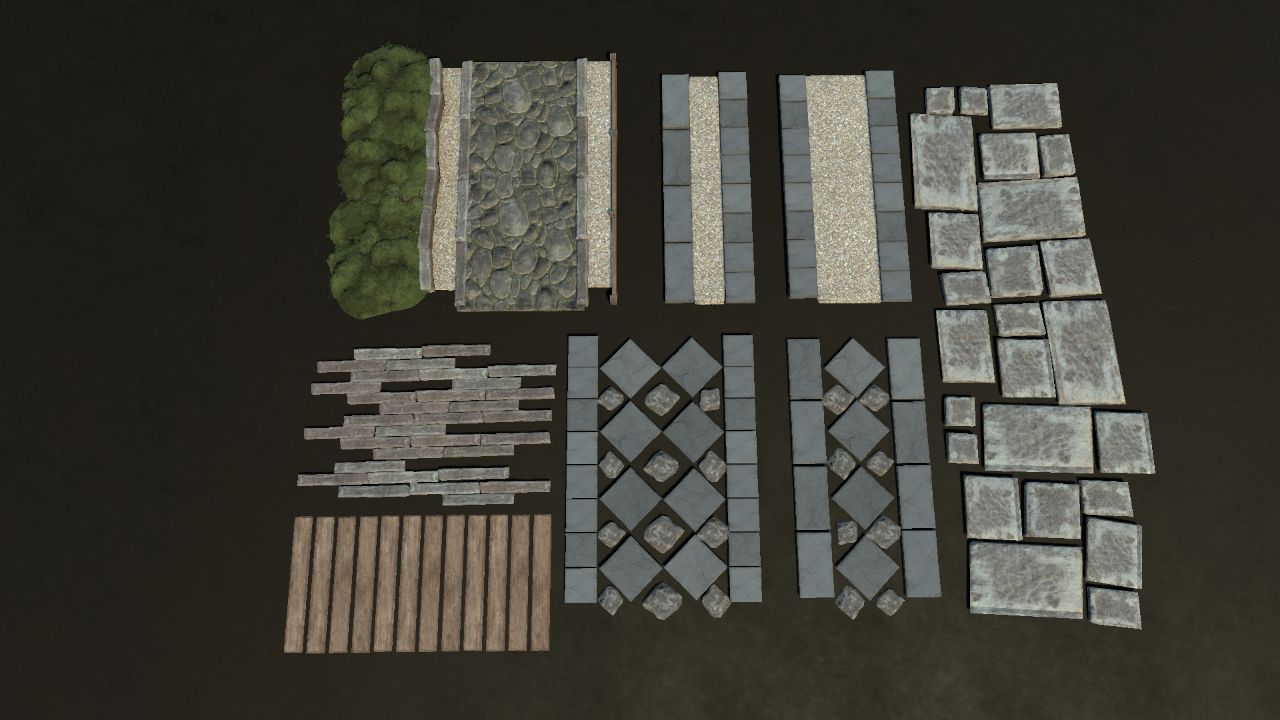Japanese Garden Path Set