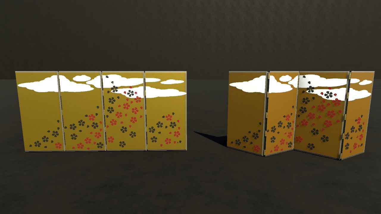 Japanese Silk Screens
