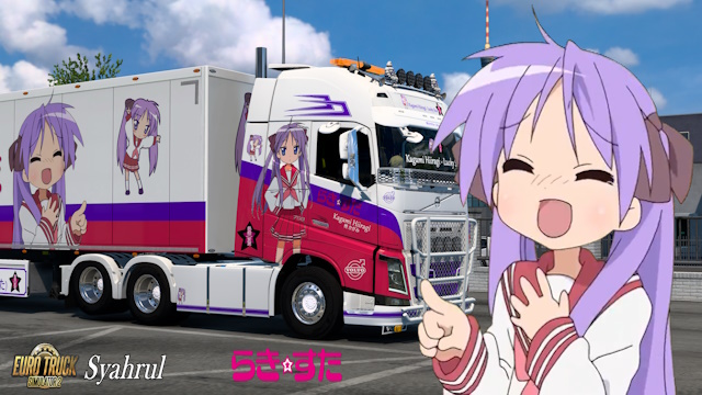 Volvo FH4 Kagami Hiiragi – Lucky Star Combo Skin