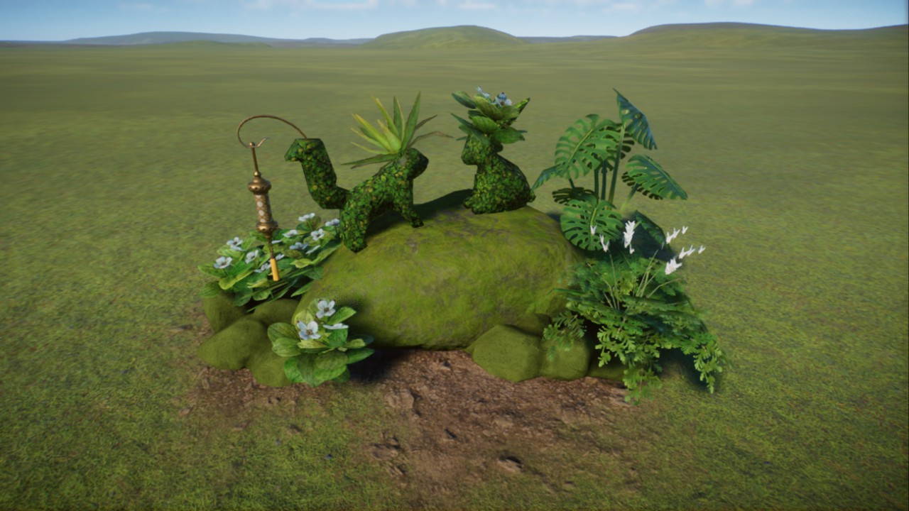 Garden decor - Hair salon [by stunfish]