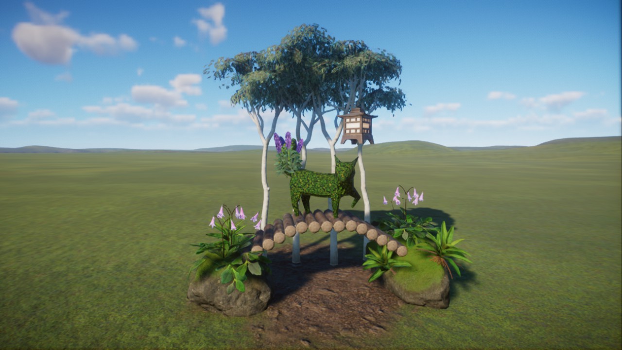 Garden decor - The Fox and the Troll [by stunfish]