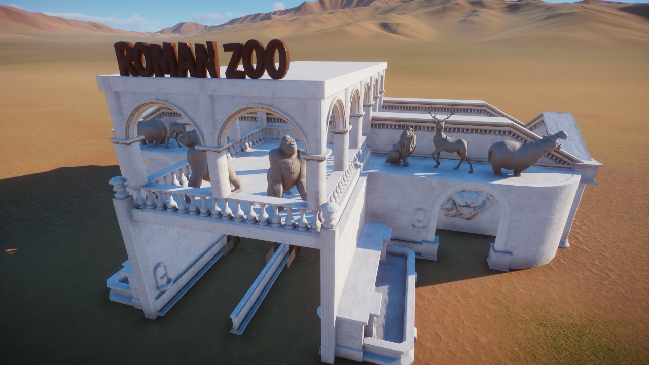 Roman Zoo Entrance
