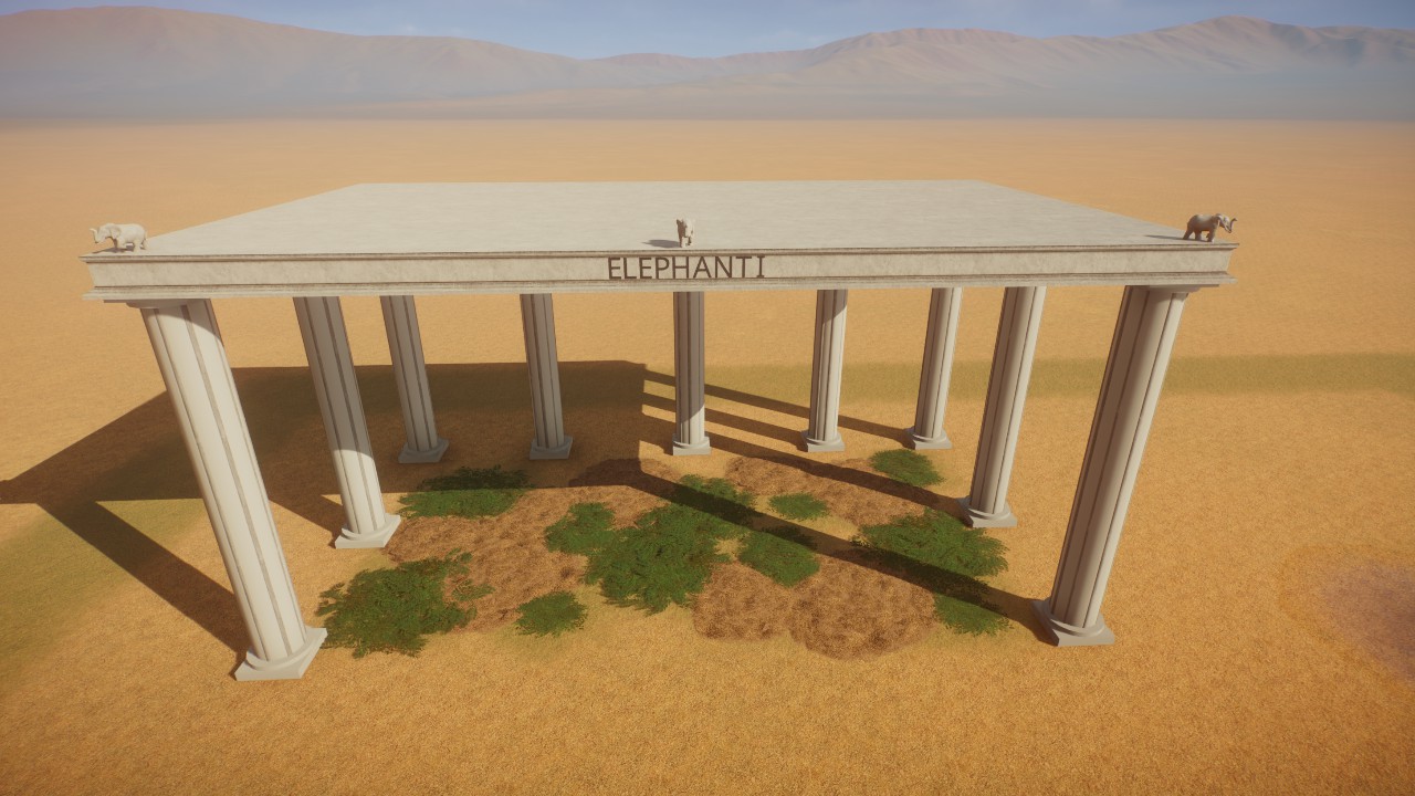 Pantheon Elephant House Shelter