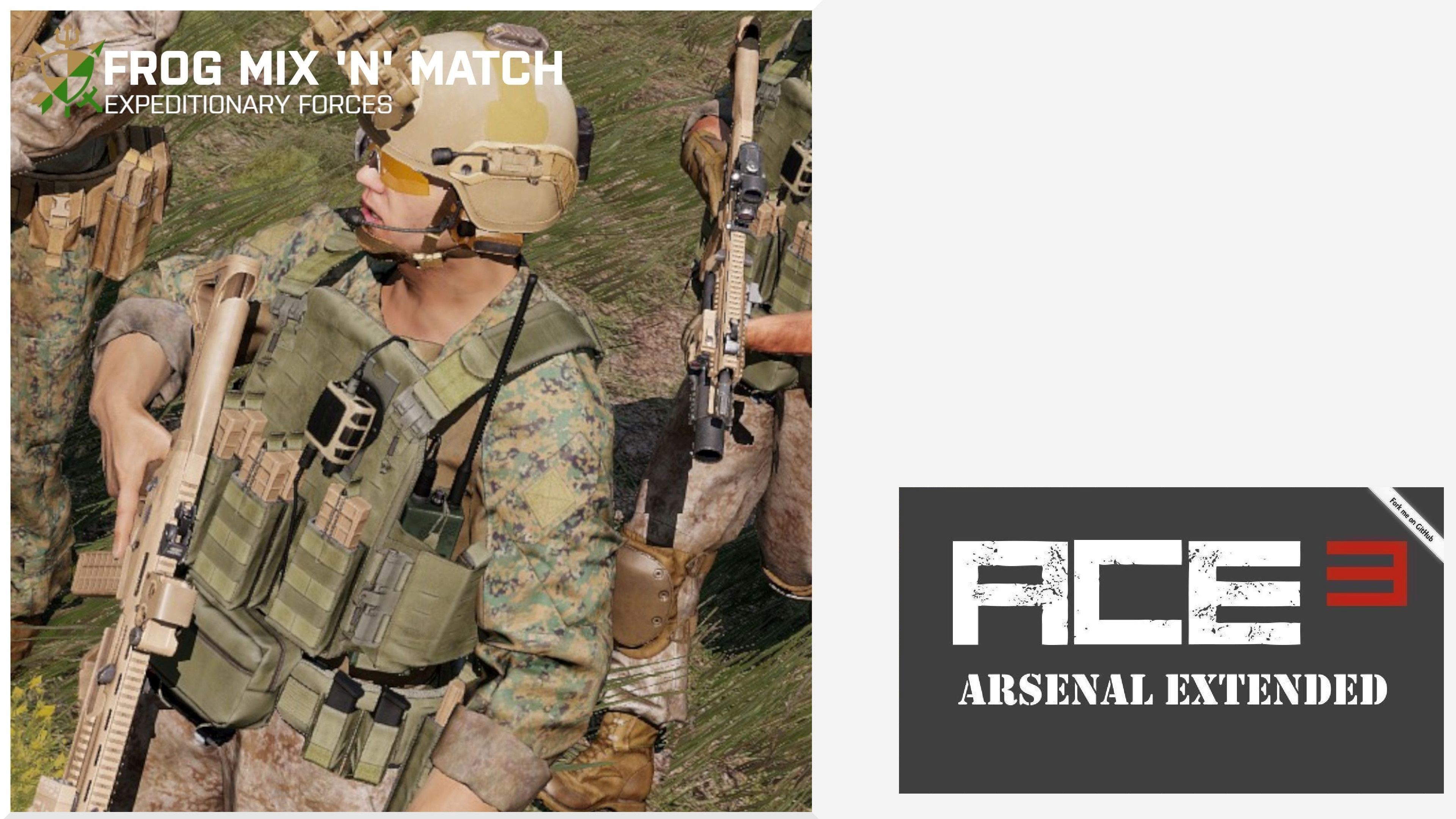 EF FROG Mix ACE3 Arsenal Extended Compatibility