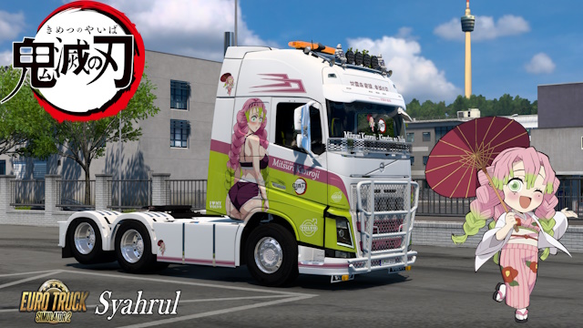 Volvo FH4 Mitsuri Kanroji - Kimetsu no Yaiba Skin