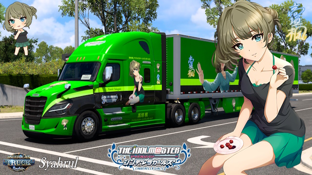Freightliner Cascadia 2024 Kaede Takagaki - The iDOLM@STER Cinderella Girls Skin