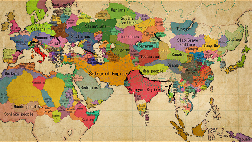 260 BC  Eurasia