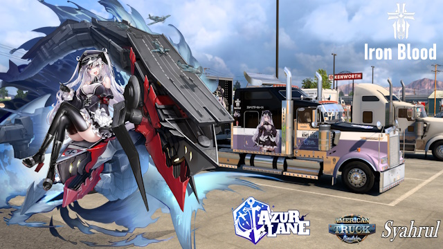 Kenworth W900 KMS Elbe - Azur Lane Combo Skin