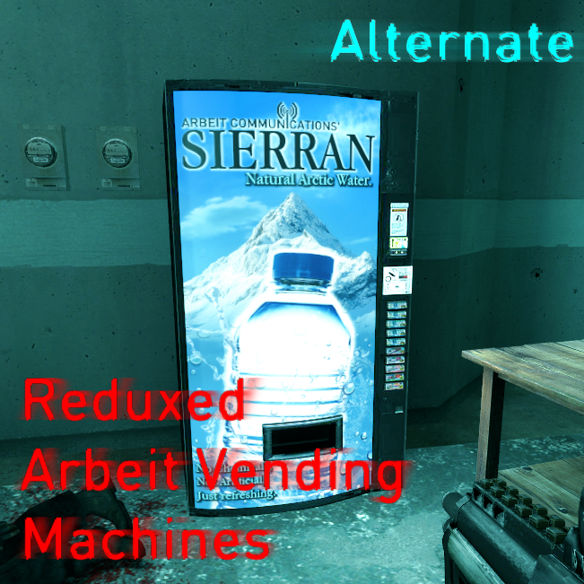 Reduxed Arbeit Vending Machines - Alternate