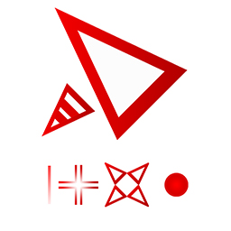 YouTube Cursor (Red & White)