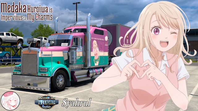 Kenworth W900 Mona Kawai - Kuroiwa Medaka ni Watashi no Kawaii ga Tsuujinai [Combo Skin]