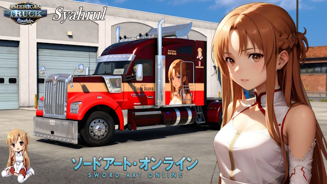 Kenworth W990 Yuuki Asuna - Sword Art Online Skin