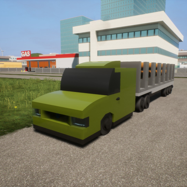 Tiny Tires US Truck - 3 Axle Log Trailer 2020