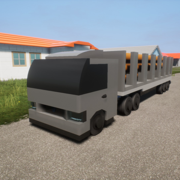 Tiny Tires EU Truck - 3 Axle Log Trailer 2020