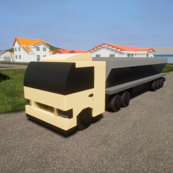 Tiny Tires EU Truck - 3 Axle Filled Bowl Trailer 2020