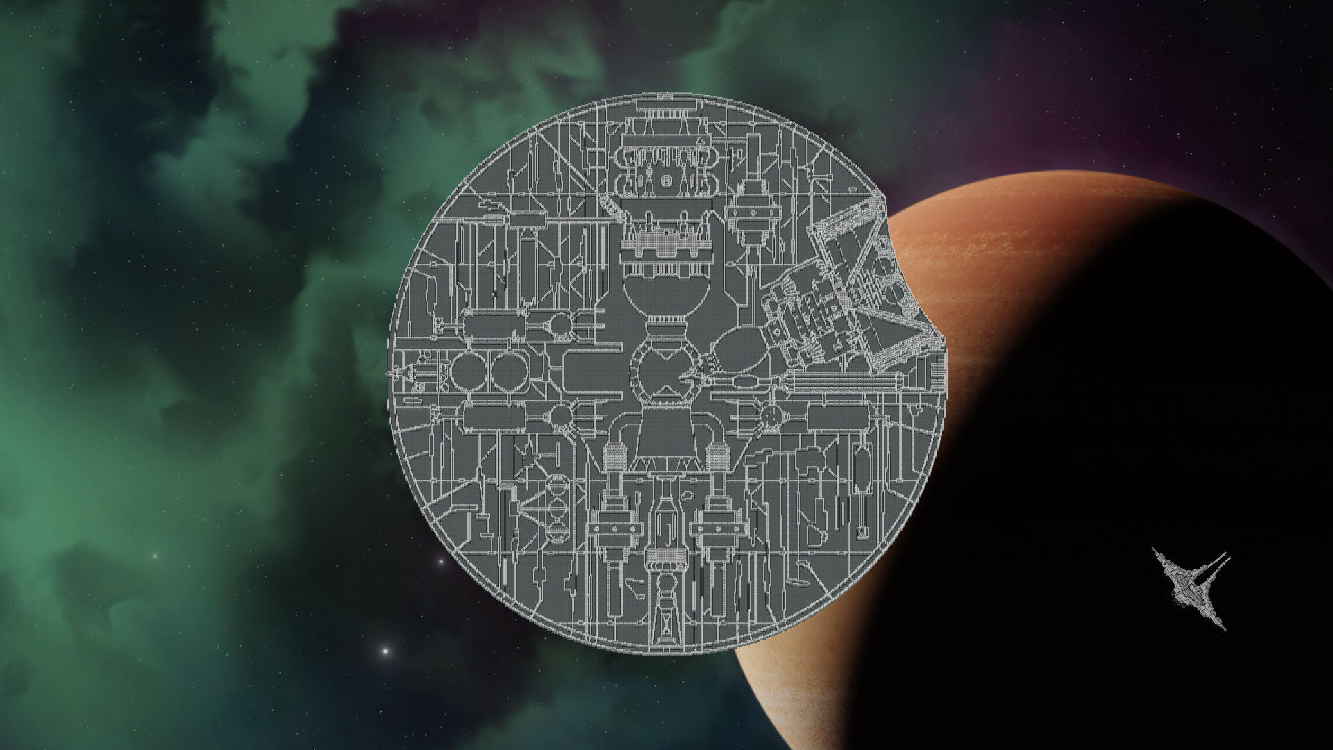 Death Star - plans (500x500 grid)