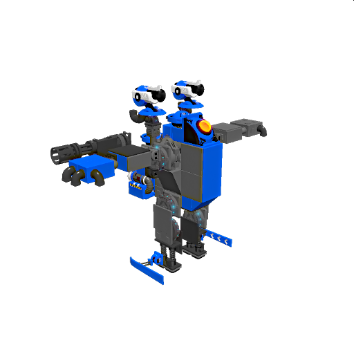 weaponized mini mech