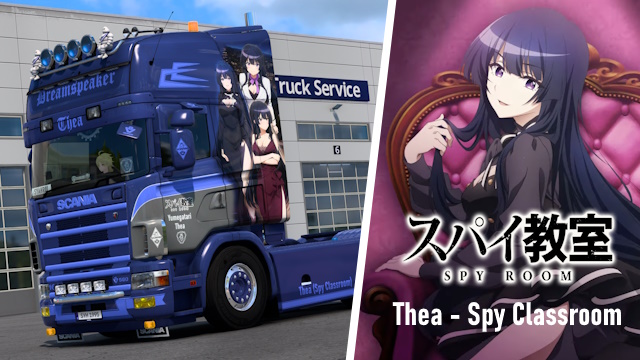 RJL Scania 4 Series Thea - Spy Classroom Skin