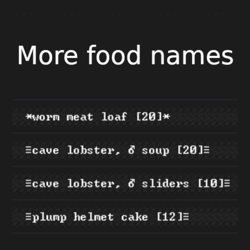 More Food Names