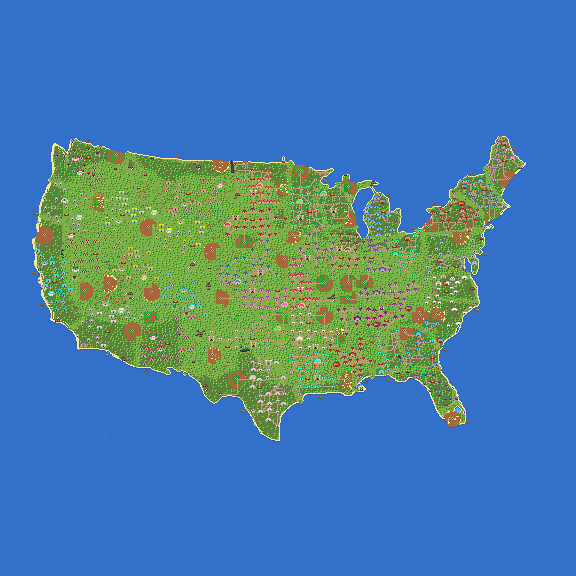 3 races U.S states
