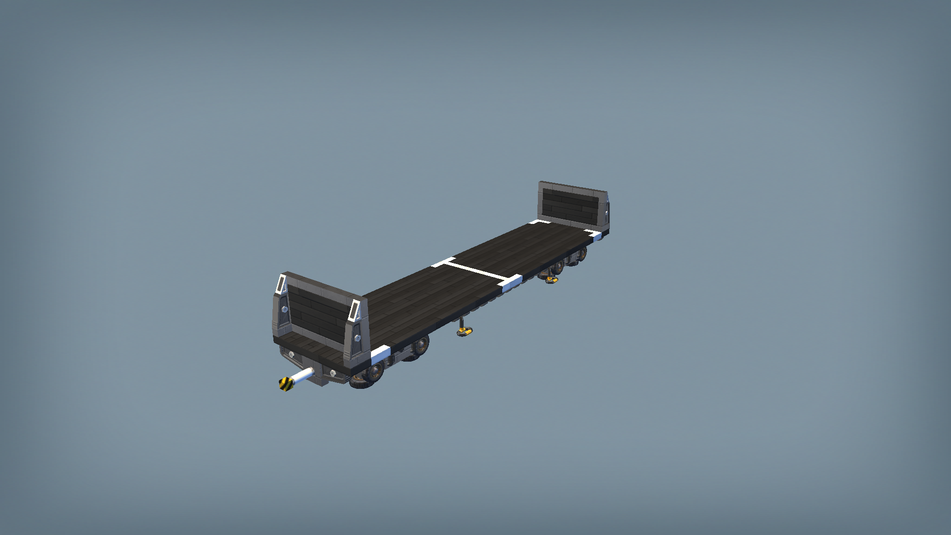 Low Bulkhead Flatcar