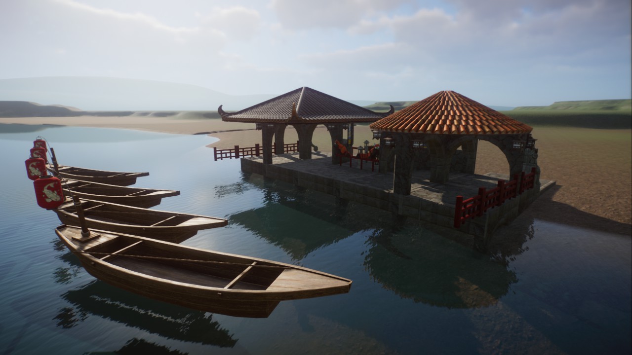 East asian boat station