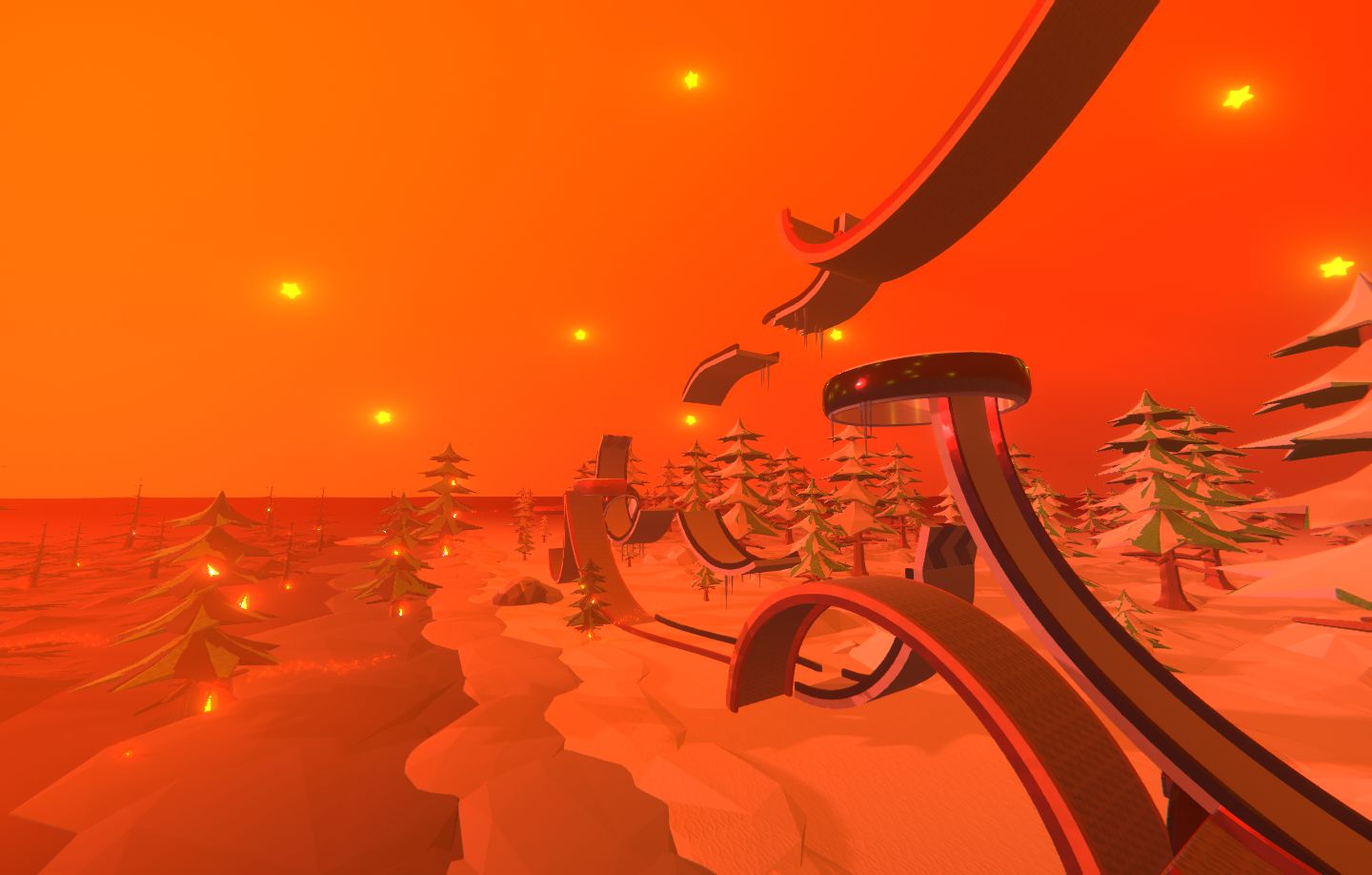 A Track of Fire and Ice V2 but decorated