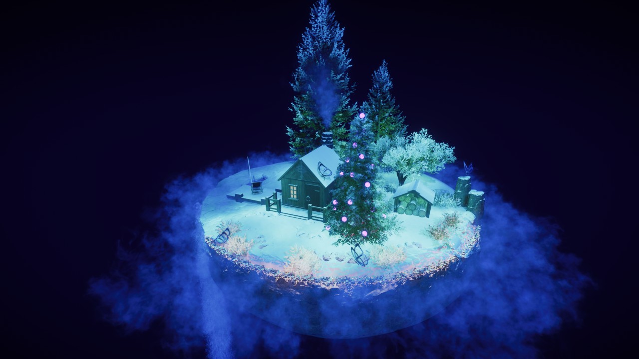 Diorama - Winter Ice Fishing