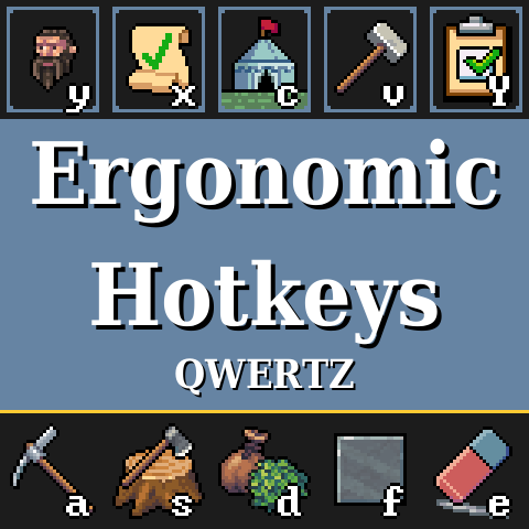 Ergonomic Hotkeys (QWERTZ)