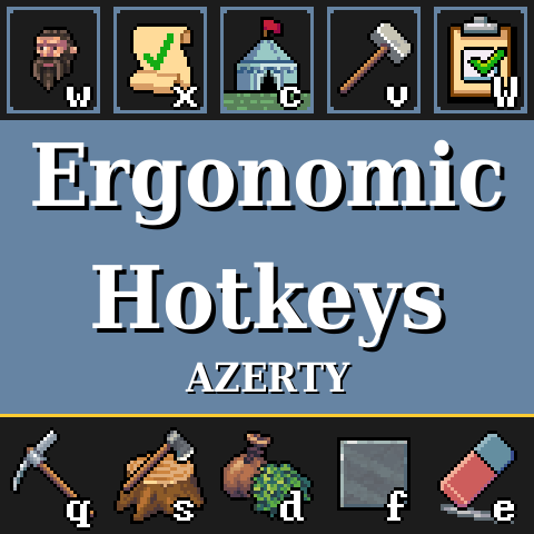 Ergonomic Hotkeys (AZERTY)
