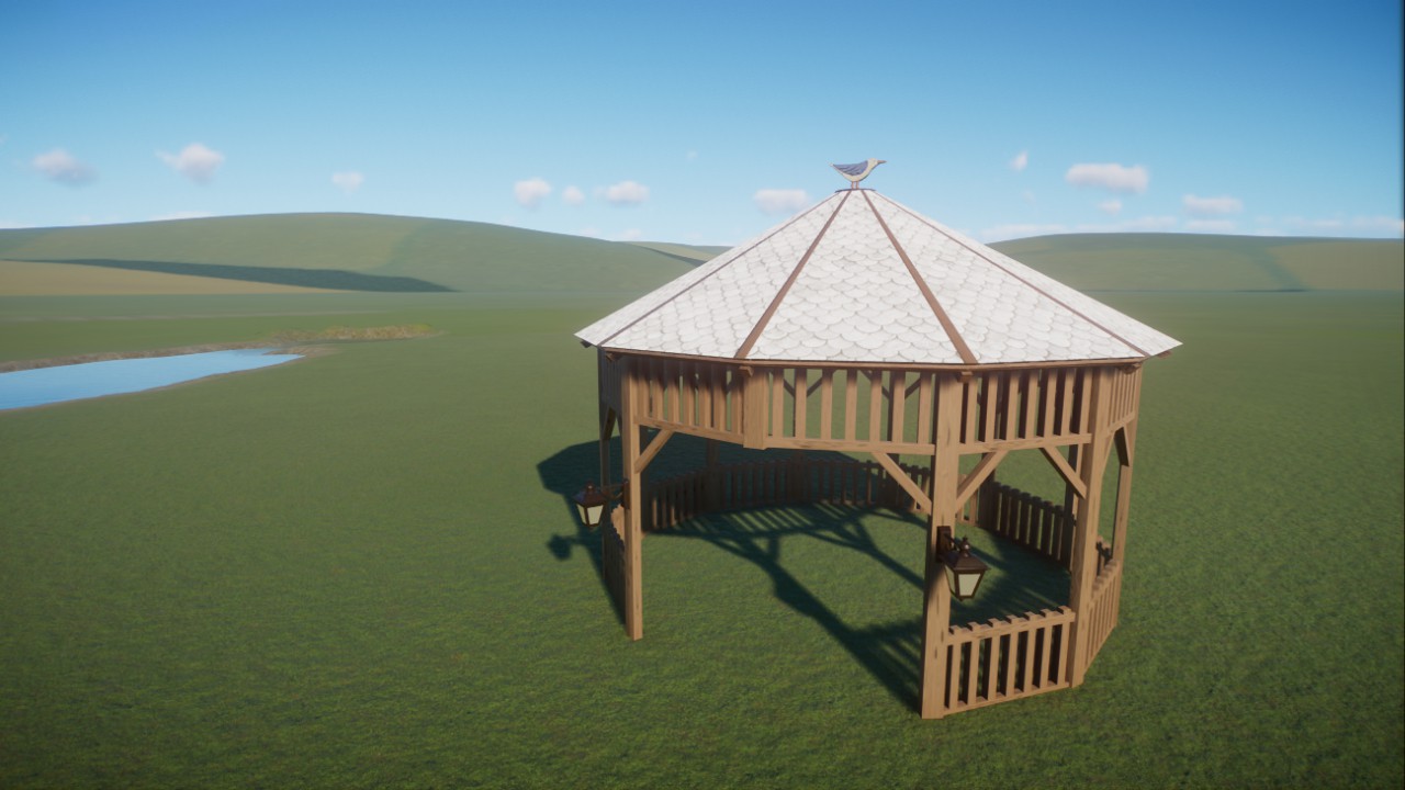 wooden framed Gazebo
