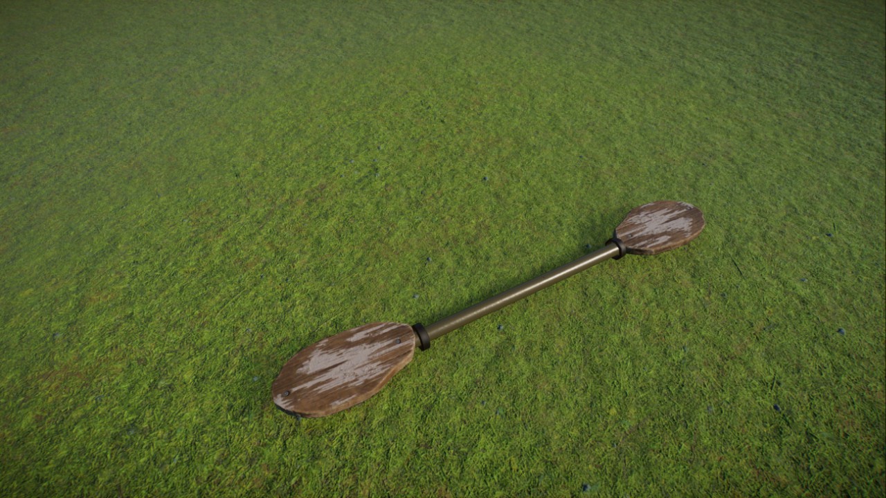 Set of oars