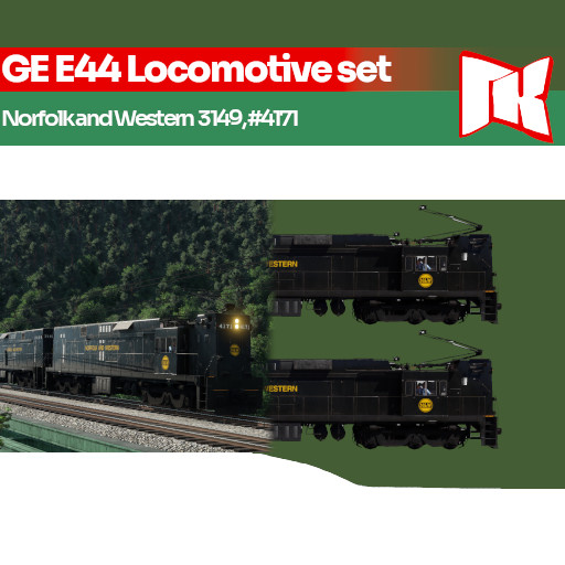 GE E44 Norfolk and Western