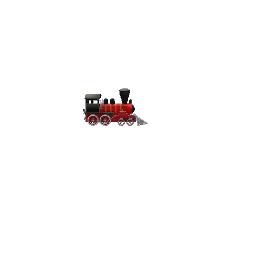 Christmas village tree train 2