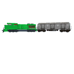 Christmas village tree train 3