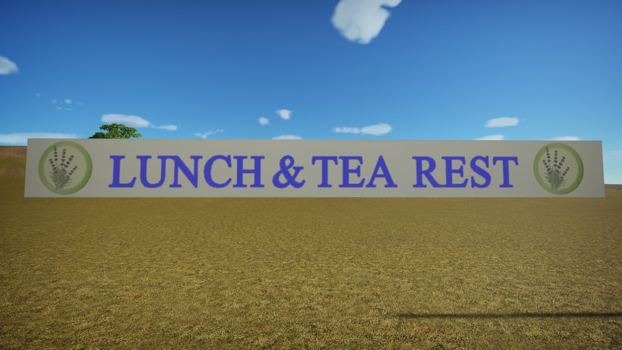 Lavender Rest Sign Board