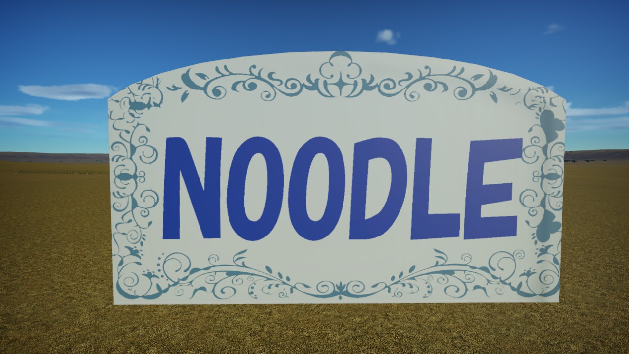 Roof Signboard Noodle