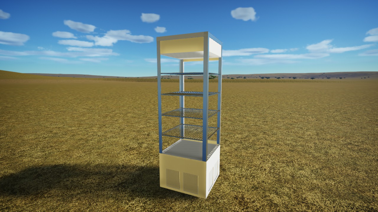 Vertical refrigerated showcase realsize