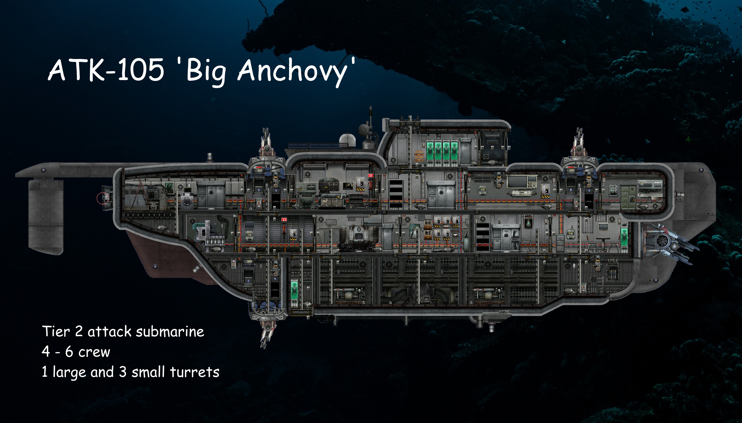 ATK-105 'Big Anchovy' – Barotrauma Mod
