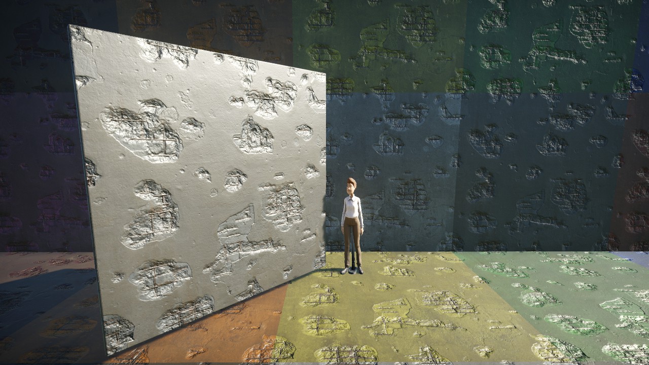 Rusty Wall - Broken Concrete - Flexicolor