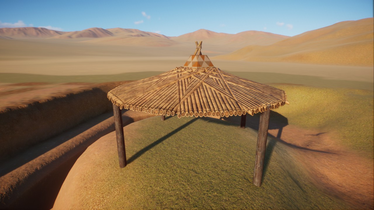Gazebo - African, Bamboo