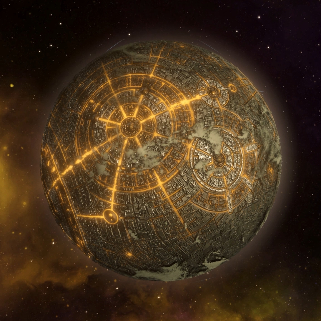 Steam Workshop::群星_Stellaris_理想城_Ecumenopolis