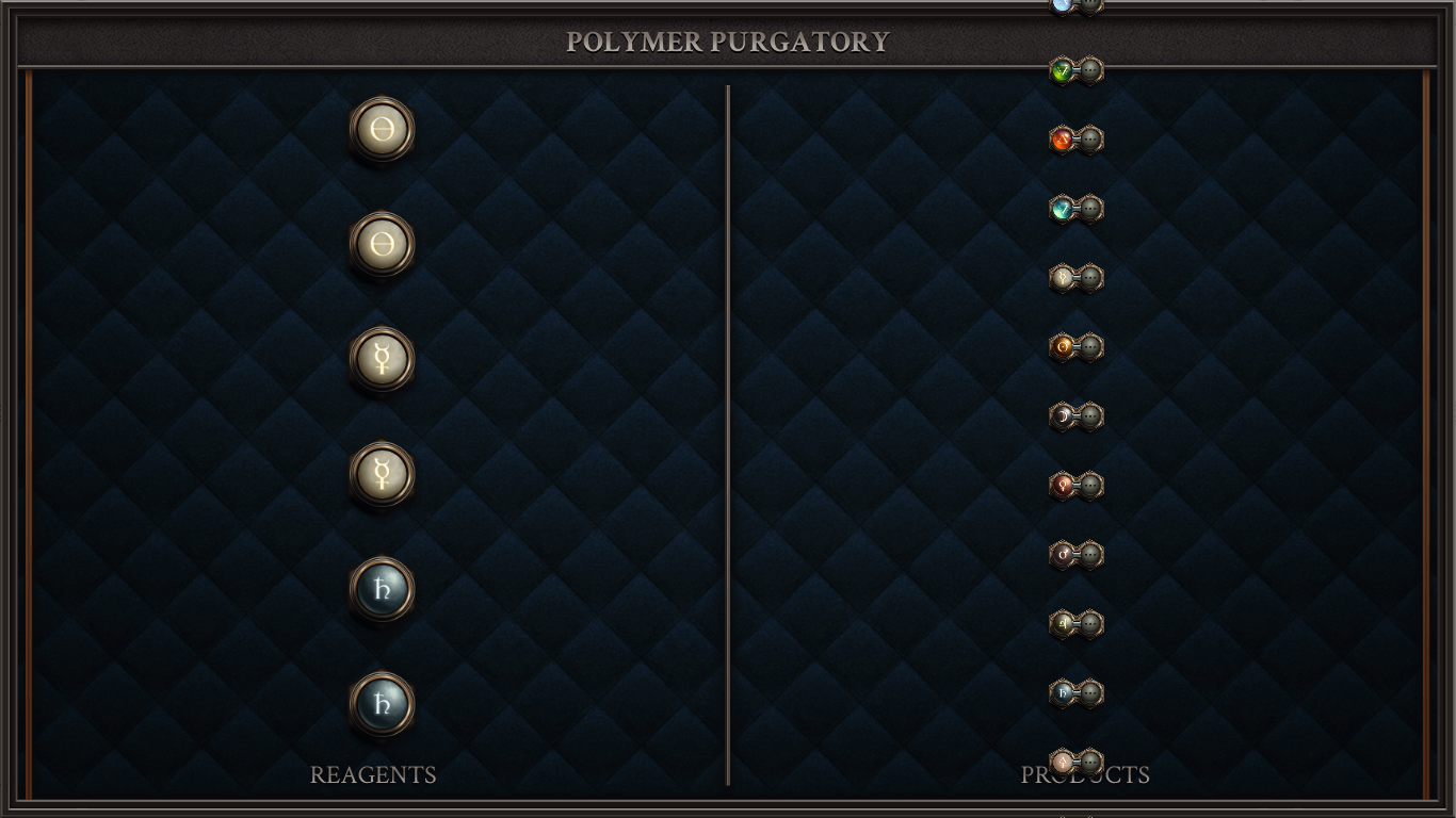 POLYMER PURGATORY
