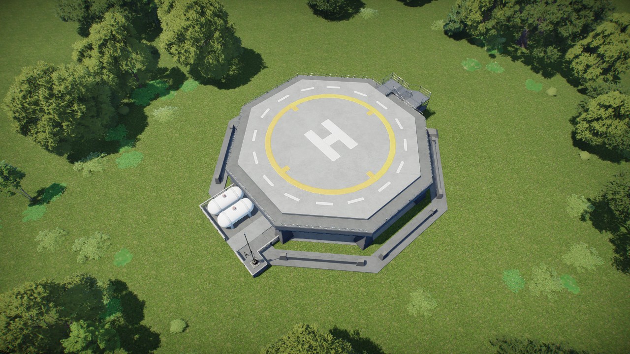 Large Helipad