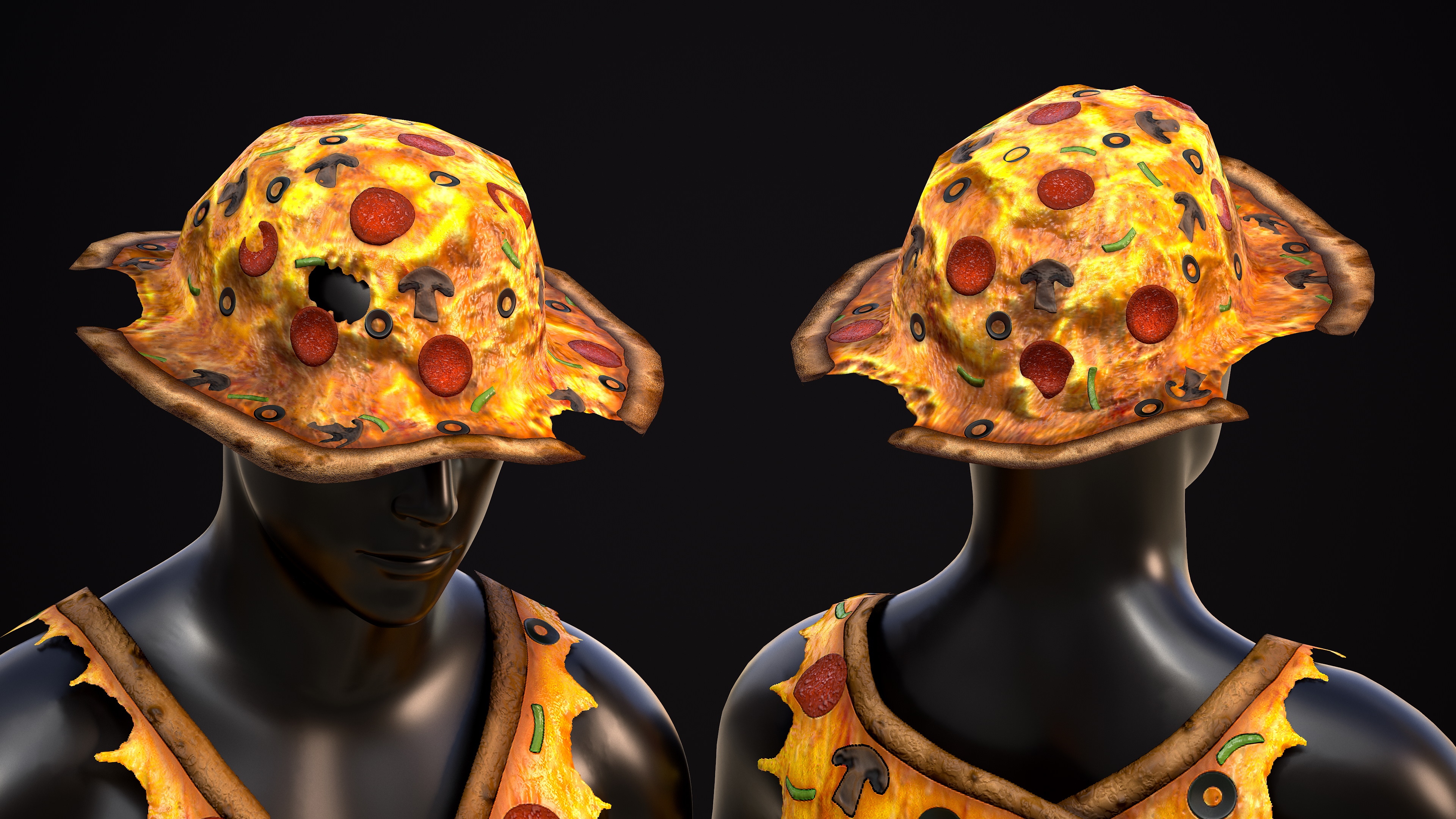 Pizza Boonie Hat