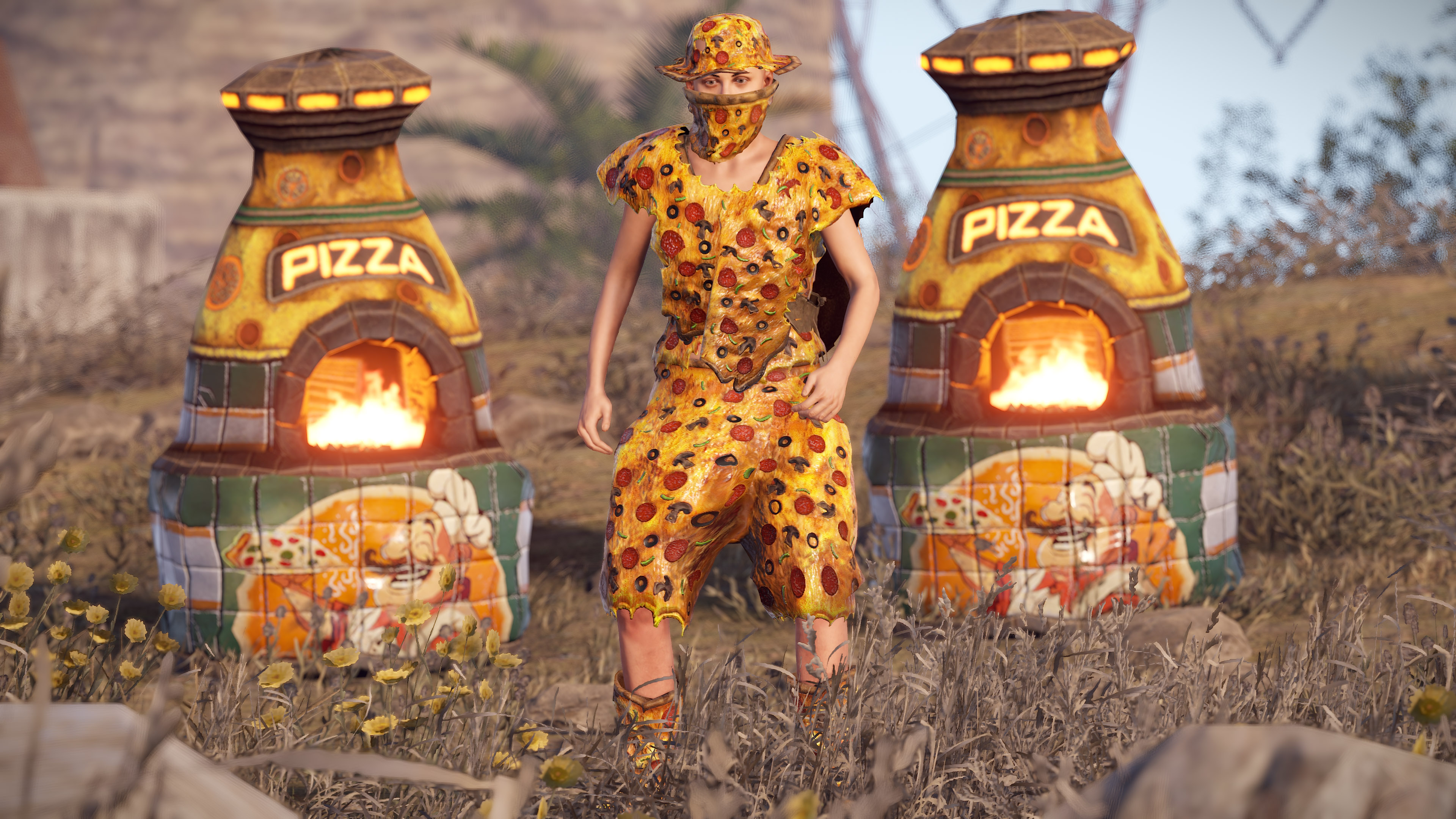 Pizza Boonie Hat